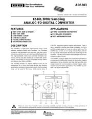 ADS803EG4 datasheet.datasheet_page 1