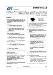 STM32F303K8T6 Datenblatt PDF