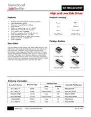 IRS2186PBF Datenblatt PDF