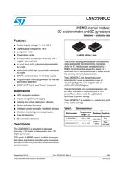 LSM330DLC Datenblatt PDF