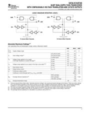 SN74V293PZAEP datasheet.datasheet_page 3