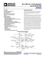 ADP5040CP-1-EVALZ 数据规格书 1