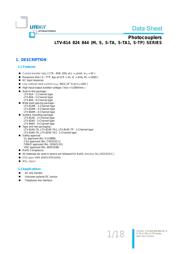 LTV814 Datenblatt PDF