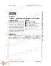 NC7SZ374 datasheet.datasheet_page 1