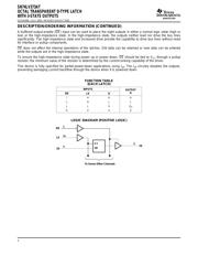 SN74LV373ATNSR datasheet.datasheet_page 2