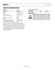 ADM2914-2ARQZ datasheet.datasheet_page 4