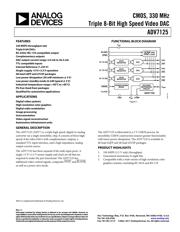 ADV7125WBSTZ170-RL 数据规格书 1