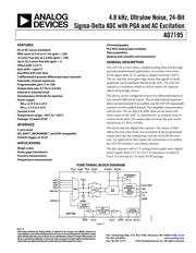 AD7195 Datenblatt PDF