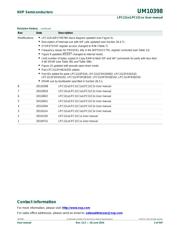 LPC11D14FBD100/302 数据规格书 3