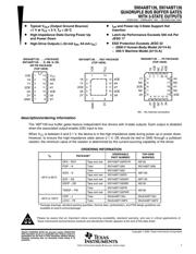 SN74ABT126PWR 数据规格书 1