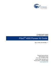 CY8C4013SXI-400 数据规格书 1