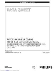P87C51RB2 数据规格书 1