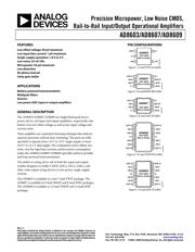 AD8603AUJZ-R2 Datenblatt PDF