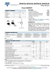 IRFR9120 Datenblatt PDF