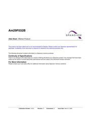 AM29F032B-75EC 数据规格书 1