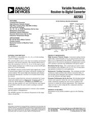 AD2S83AP-REEL 数据规格书 1
