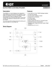 ICS580G-01LF 数据规格书 1