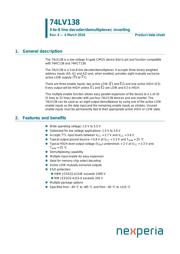 74LV138D,118 datasheet.datasheet_page 1