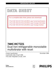 74HC221D,652 Datenblatt PDF