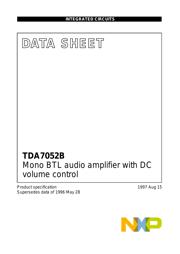 TDA7052B/N1,112 数据规格书 1