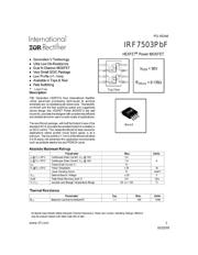 IRF7503TRPBF-EL 数据规格书 1