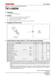 TK11A65W,S5X datasheet.datasheet_page 1