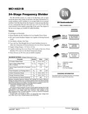 MC14521BCPG Datenblatt PDF