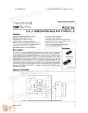 IR21571PBF 数据规格书 1