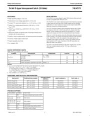 74LV573DB datasheet.datasheet_page 2