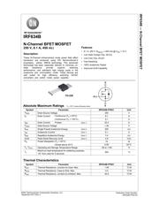 IRF634 数据规格书 1