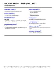 HMC1164LP5ETR datasheet.datasheet_page 2