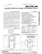 MAX7219EWG 数据规格书 1