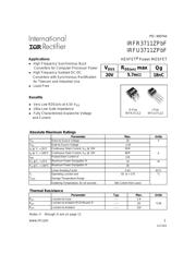 IRFR3711ZTRPBF datasheet.datasheet_page 1