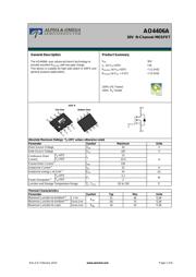 AO4406A datasheet.datasheet_page 1