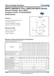 KBPC1002W-G 数据手册