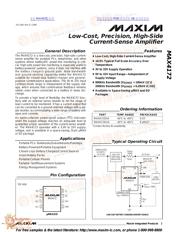 MAX4172 datasheet.datasheet_page 1