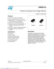 LM4041AELT-1.2 datasheet.datasheet_page 1