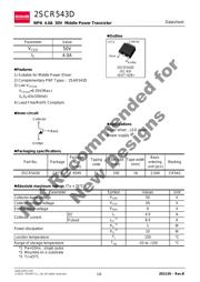 2SCR543DTL datasheet.datasheet_page 1