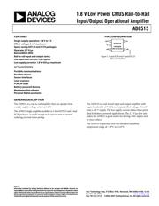 AD8515ARTZ-R2 Datenblatt PDF