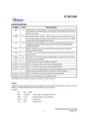 W78E516DFG datasheet.datasheet_page 3