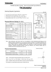 TK20A60U(Q) datasheet.datasheet_page 1