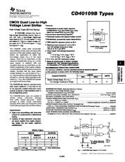CD40109BPW Datenblatt PDF
