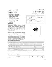 IRF7303 Datenblatt PDF