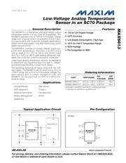 MAX6613MXK+ datasheet.datasheet_page 1