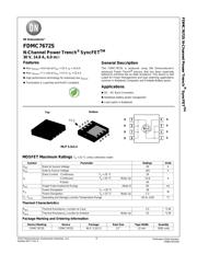 FDMC7672 datasheet.datasheet_page 1