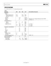 HMC1161LP5E 数据规格书 4