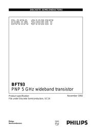 BFT93T1 数据规格书 1