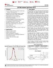 OPT3001DNPT Datenblatt PDF