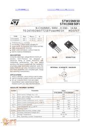 STH15NB50 datasheet.datasheet_page 1