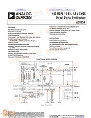 AD9954 datasheet.datasheet_page 1